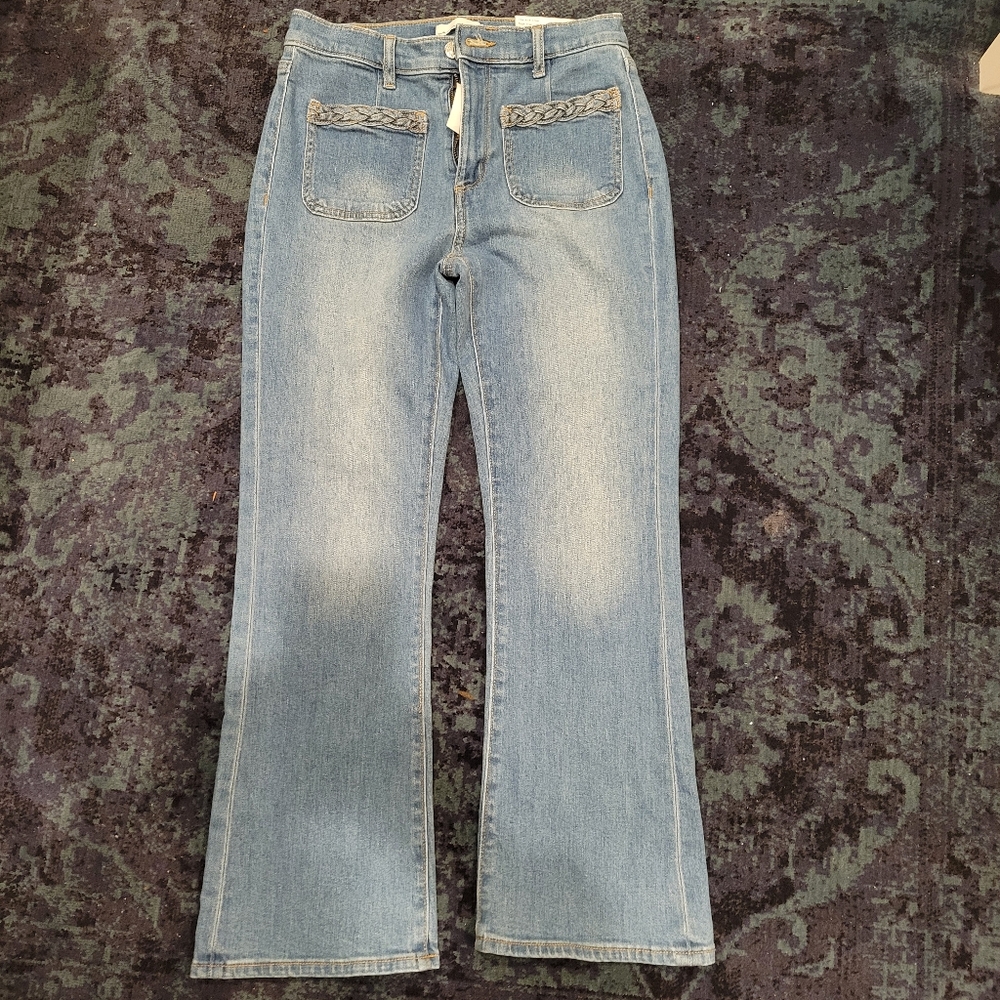 Loft brand Kick Crop High Rise denim size 26. NWT